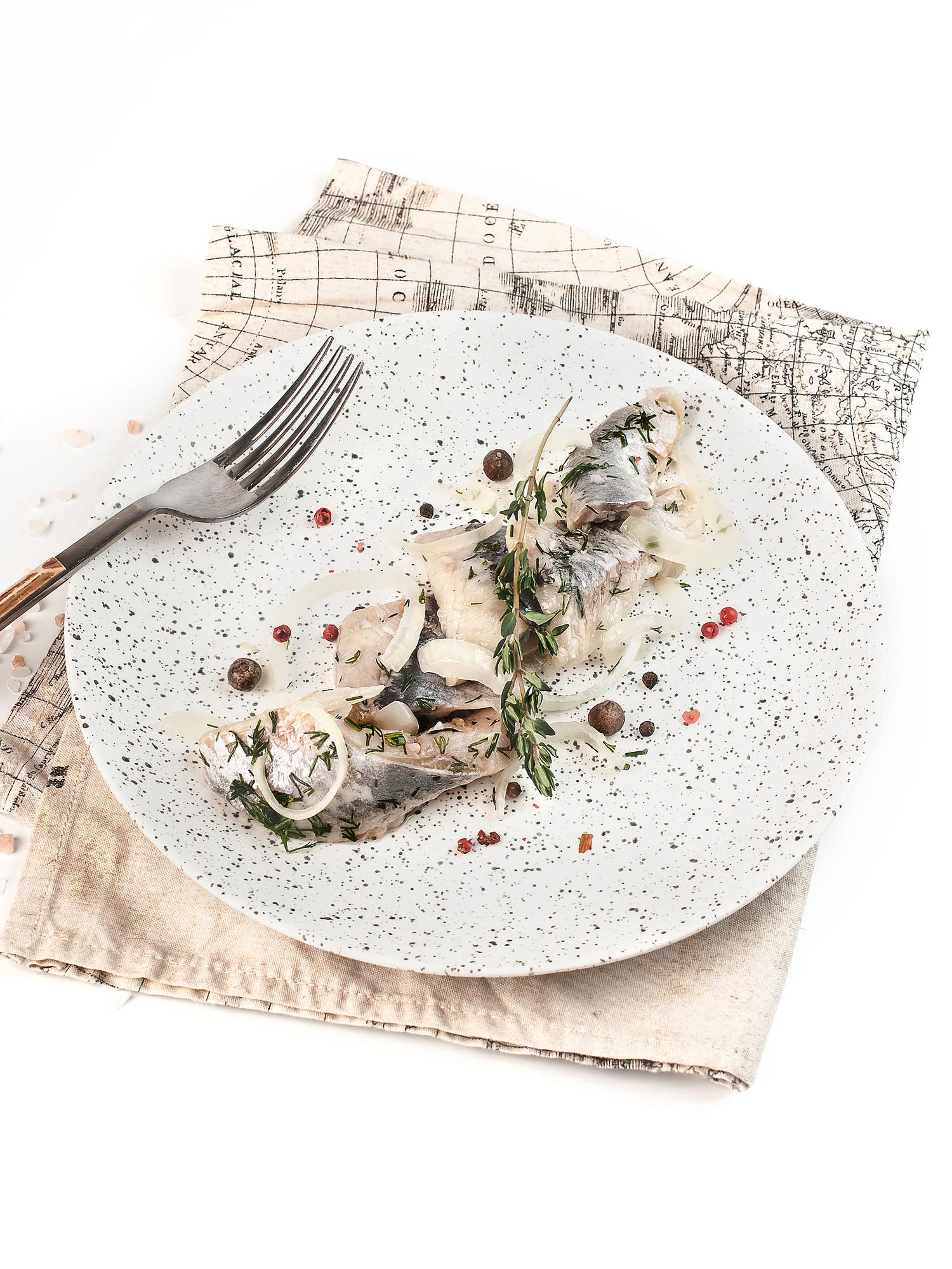 Large editorial shot of plated course result